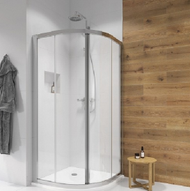 Душевая кабина Kolo Geo 80x80 стекло прозрачное профиль серебряный блеск 560.110.00.3