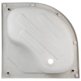 Душевая кабина Kroner KRP HarzCTF9090 90х90 см профиль сатин рифленное стекло CV029563