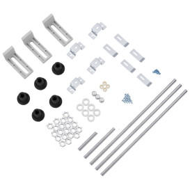 Душевая кабина Kroner KRP HarzCТG9090 90х90 см профиль сатин стекло с рисунком CV029564