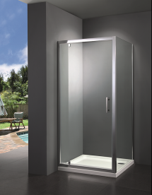 Душевая кабина Primera Frame распашная 90х90 хром/прозрачное стекло SHRC56906