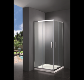 Душевая кабина Primera Frame раздвижная 90х90 хром/прозрачное стекло SHRC53906