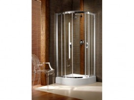 Душова кабіна Radaway Afrodita 80х80 см профіль хром / скло графіт 30112-01-05NA