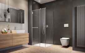 Душова кабіна Radaway Carena KDJ 120х90 ліва см профіль хром прозоре скло 134443-01-01NL