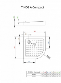 Душевая кабина Radaway Classic A 80x80 стекло прозр + поддон + сифон (30010-01-01+S4TIA8080-08+ТВ50Р)