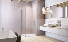 Душевая кабина Radaway Eos KDD I распашная 90х90 см хром/прозрачное стекло 137203-01-01