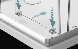 Душевая кабина Radaway Premium Plus C 90х90 см профиль хром прозрачное стекло 30453-01-01