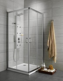 Душевая кабина Radaway Premium Plus D 90х100 см профиль хром прозрачное стекло 30436-01-01N