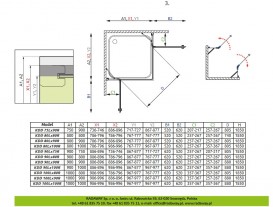 Душевая кабина Radaway Torrenta KDD 100Rx80L профиль хром стекло каррэ 32273-01-10NR