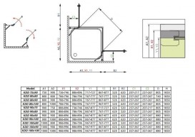 Душевая кабина Radaway Torrenta KDD 100x100 профиль хром прозрачное стекло 32272-01-01N