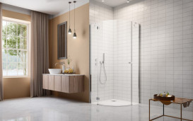 Душова кабіна Radaway Torrenta PDJ орна ліва 80х80 см хром/прозоре скло 131710-01-01