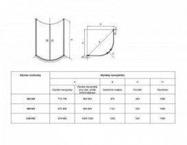 Душова кабіна Roca Capital Rondo 90х90 без нерухомих бічних стінок профіль алюміній хром прозоре скло AM4209012M