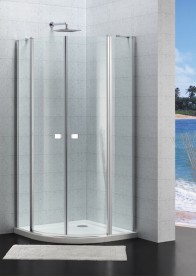 Душевая кабина Roca Capital Rondo 90х90 профиль алюминий хром прозрачное стекло AM4309012M