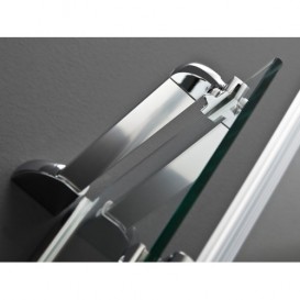 Душова кабіна Roca Metropolis Diamond 90х90 профіль алюміній хром прозоре скло AMP3709012M