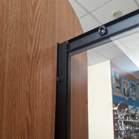 Душевая кабина Sansa 90х90 см профиль черный/стекло прозрачное с узором мозаика S-90/15 (3)