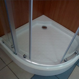 Душова кабіна Sansa 90х90 см профіль хром/скло прозоре SP-90/15 Prima