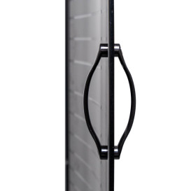 Душевая кабина Vivia 091 Black s line JK New 90х90 профиль сатин/стекло тонированное А0055604