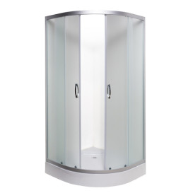 Душова кабіна Vivia 092 JK New 90х90 профіль сатин/скло fabric А0054764