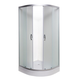 Душевая кабина Vivia 101 RC 100х100 профиль сатин/стекло fabric А0051334