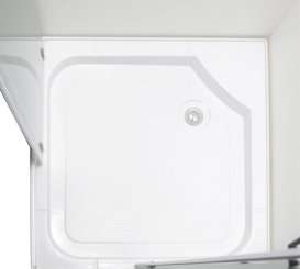 Душова кабіна Vivia 25 JK New 90х90 профіль сатин/скло сіре А0053617