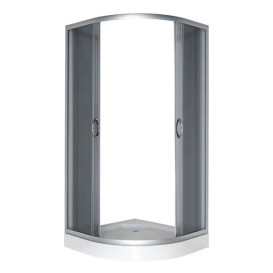 Душевая кабина Vivia JK 091 Grey 90х90 профиль сатин/стекло серое А0055605