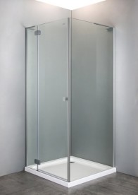 Душова кабіна Volle Benita квадратна 90х90 см орні ліва скло прозорий 10-22-905L