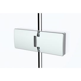 Душова кабіна Volle Libra 120х80 левосторонняя фурнітура алюміній хром скло прозоре 10-22-908L