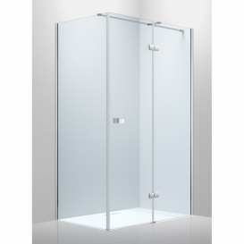 Душова кабіна Volle Libra розпашна права 120х80 см хром/прозоре скло 10-22-908Rglass