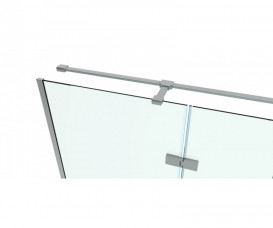 Душова кабіна Volle Libra розпашна права 120х80 см хром/прозоре скло 10-22-908Rglass