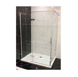 Душевая кабина Volle Nemo распашная левая 120х80 см зеркальный хром/прозрачное стекло 10-22-171Lglass