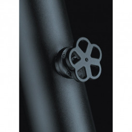 Душова колона Ama вулична на сонячній батареї нержавіюча сталь чорний SO2300