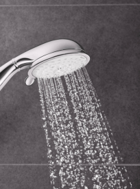 Душова лійка Grohe New Tempesta Rustic 100 4 види струменя хром 26085001