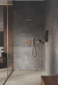 Душова лійка Grohe Rainshower Aqua Stick 1-режимна теплий захід сонця матовий 26866DL0