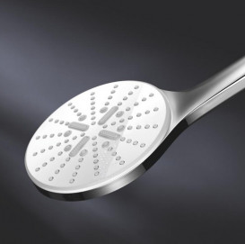 Душевая лейка Grohe Rainshower Smartactive 150 3-режимная белая луна 26554LS0