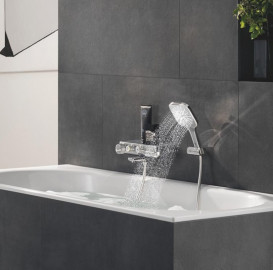 Душевая лейка Grohe Rainshower Smartactive Cube 130 3-режимная хром 26582000