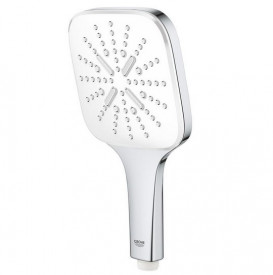 Душова лійка Grohe Rainshower Smartactive Cube 130 3-режимний білий місяць 26582LS0