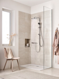 Душевая лейка Grohe Vitalio Start Quickfix 100 1-режимная хром 27940000