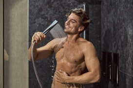 Душевая лейка Hansgrohe Pulsify E 100 1jet EcoSmart хром 24320000