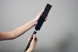 Душевая лейка Hansgrohe Pulsify E 100 1jet EcoSmart+ матовый черный 24321670