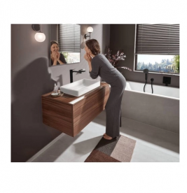 Душевая лейка Hansgrohe Pulsify Select Relaxation 10,5 см 3-режимная черный матовый 24110670