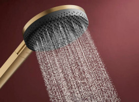 Душова лійка Hansgrohe Raindance Alive Select S 125 3-режимна бронза 24500140