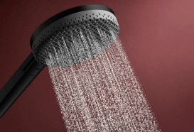 Душова лійка Hansgrohe Raindance Alive Select S 125 3-режимна чорний матовий 24500670