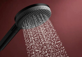 Душова лійка Hansgrohe Raindance Alive Select S 125 3-режимна чорний матовий 24500670