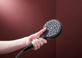 Душевая лейка Hansgrohe Raindance Alive Select S 125 3-режимная EcoSmart черный матовый 24511670