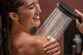 Душевая лейка Hansgrohe Raindance Alive Select S 125 3-режимная EcoSmart черный матовый 24511670