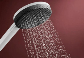 Душова лійка Hansgrohe Raindance Alive Select S 125 3-режимна EcoSmart білий матовий 24511700