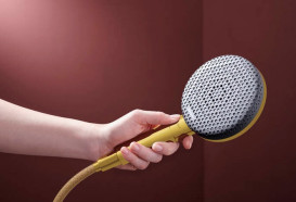 Душевая лейка Hansgrohe Raindance Alive Select S 125 3-режимная EcoSmart золото 24511990