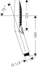 Душова лійка Hansgrohe Raindance Select S 120 3-режимна EcoSmart бронза 26515140