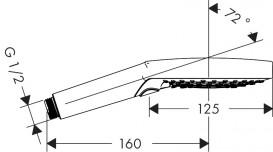 Душова лійка Hansgrohe Raindance Select S 120 3jet EcoSmart поліроване золото 26531990