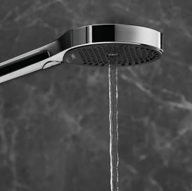 Душова лійка Hansgrohe Rainfinity 130 3-режимна EcoSmart+ хром 26862000