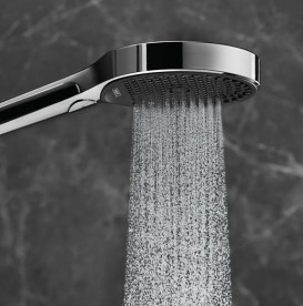 Душова лійка Hansgrohe Rainfinity 130 3-режимна EcoSmart+ хром 26862000